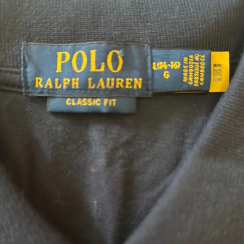 Polo by Ralph Lauren Navy Polo Shirt with Red Pony